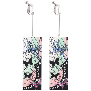 28 Nuevos Diseños de Alta Calidad, <span class=keywords><strong>Pendientes</strong></span> de Gancho y Clip Rectangulares con Diseño de Anime DS <span class=keywords><strong>Tanjiro</strong></span> Nezuko, Regalos de Moda - Product Image 4