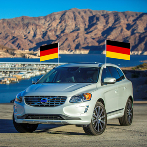 Drapeau de <span class=keywords><strong>voiture</strong></span> allemand promotionnel de taille personnalisée 12x18 drapeau de fenêtre de <span class=keywords><strong>voiture</strong></span> en polyester personnalisé avec tige en plastique - Product Image 5