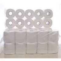 Papier toilette gaufré en pâte de bois vierge / Papier toilette économique / Fabricant de rouleaux de papier toilette doux personnalisés recyclés