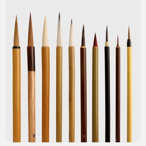 Pincel de Caligrafía China de Pelo de Comadreja/Cabra <span class=keywords><strong>con</strong></span> Mango de Bambú para <span class=keywords><strong>Pintura</strong></span> y Escritura, Venta al por Mayor - Product Image 1