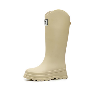 Botas de Água de Moda ao Ar Livre em PVC Impermeáveis, Altura até o Joelho, Bico Fino, Confortáveis e Antiderrapantes - Product Image 5