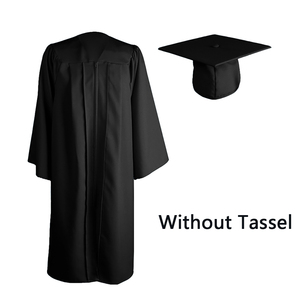 100% Polyester High School Mattschwarz Graduation Cap Kleid für Erwachsene - Product Image 6