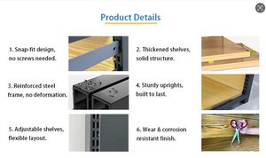 Giá để đồ bằng kim loại bán chạy nhất với thiết kế tiết kiệm không gian - Product Image 3