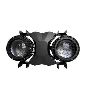 Lumière de scène à deux yeux LED IP65, 2x100W Cob Blinder, blanc froid + blanc chaud, lumière de scène à deux yeux pour le public, <span class=keywords><strong>Peaky</strong></span> Blinder - Product Image 3