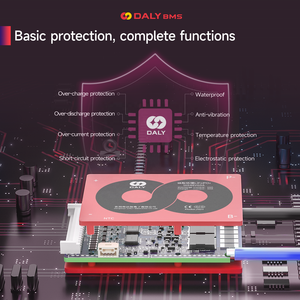 Daly Li-ion 13S 48V 60A BMS para paquete de baterías de iones de litio 18650 3.7V 60AH, sistema BMS, placa de <span class=keywords><strong>circuito</strong></span> NCM 13S 48V 60amp Daly - Product Image 5