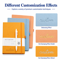 Carnets de souvenirs personnalisés pour salons professionnels, couverture en cuir PU, pages épaissies, reliure rigide, enregistrement de conférences, couleur personnalisée, fabricant