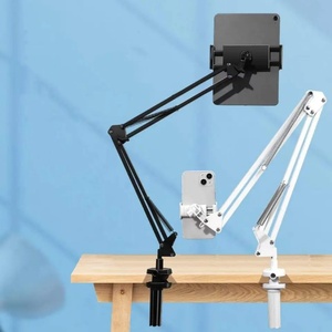 Support de tablette de téléphone à bras long paresseux en alliage d'aluminium support de bureau réglable avec rotation à 360 ° pour lit canapé bureau utilisation - Product Image 3