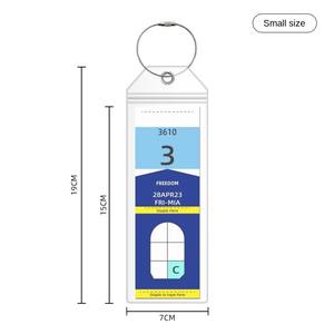 Etichette per bagagli da crociera in PVC trasparenti per vendita all'ingrosso di nuovo Design - Product Image 2