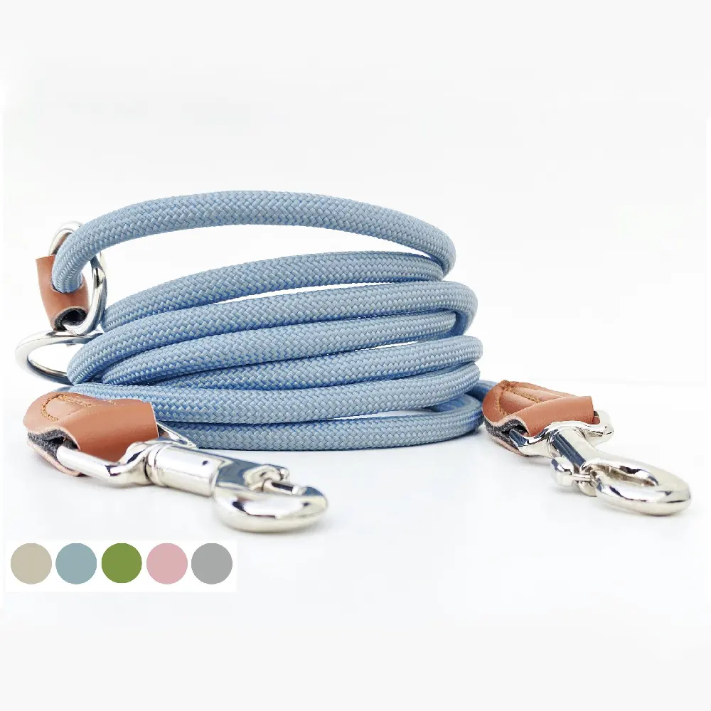 Juego de cuerda de correa de perro resistente personalizada, Collar de Paracord para perro, juego de plomo para perro mascota con bolsa de regalo, cables de entrenamiento para caminar