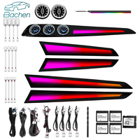 Kit d'éclairage LED dynamique et coloré pour l'intérieur de voiture, pour Mercedes-Benz Classe C W204 2008-2014, éclairage d'ambiance, garniture décorative.