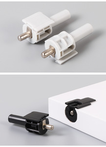 Three-Layer Zinc Alloy Plastic Board Support for Connecting Furniture Cabinets Wardrobes-Durable <b>Shelf</b> Connectors Easy - Product Image 5