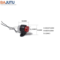 Pièces de remorque 2x10 ~ 30V 8 LEDs feux de remorque à double face rouge et blanc-Prix de gros chez BAJUTU-,Ebay,Wish Hot Seller
