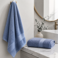 Luxury Thickened Super Absorbent Antibacterial Pure Cotton Towel 513GSM 35*78cm for Indoor Outdoor Activities