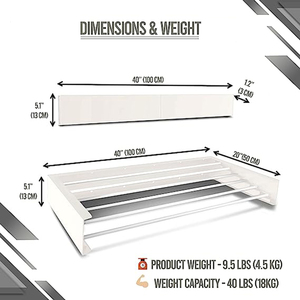 Nuovo arrivo Multi-funzionale a parete in metallo pieghevole compatto asciutto <span class=keywords><strong>stendino</strong></span> <span class=keywords><strong>stendino</strong></span> per la casa - Product Image 6