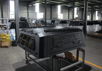Auvent de camion rétractable en alliage d'aluminium haute performance, imperméable, double cabine, hardtop, pour pick-up 4x4