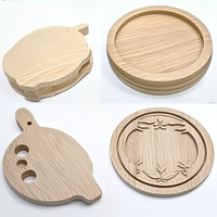 Sous-verres classiques créatifs en bois massif, épaissis, anti-brûlure, pour casseroles et bols, ajourés, antidérapants, usinés CNC, personnalisables