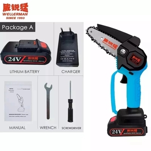 Scie à chaîne électrique Portable 4/6 pouces 21V 550W Mini Motosierra tronçonneuse sans fil - Product Image 5