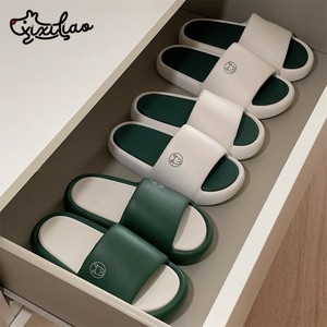 XIXITIAO Sandalias de Verano para el Hogar, Pantuflas Planas de Eva para Hombre, Talla 46, Proveedor de Pantuflas Únicas, Zapatos de Moda para Hombre, Pantuflas para Mujer - Product Image 1