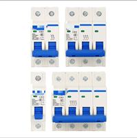 1P/2P/3P/4P AC MCB Tipe C 230/400V~ 50HZ/60HZ Pemutus Sirkuit Mini Rumah Tangga Plastik 6A 10A 16A 20A 25A 32A 40A 50A 63A DIY GO