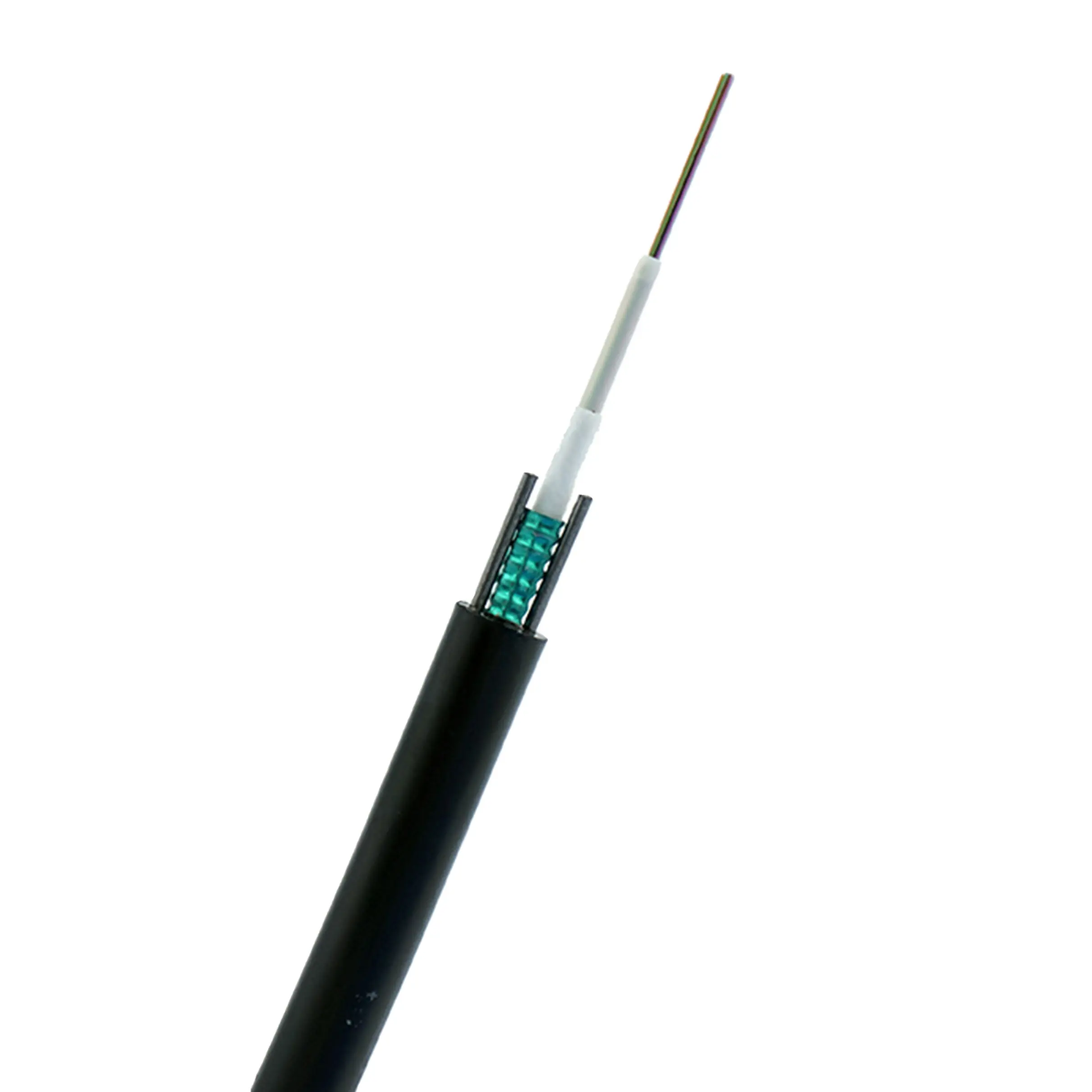 Производитель полиэтиленовых оболочек, бронированный волоконно-оптический кабель, 6 ядер, G652D, УФ, наружный волоконно-оптический кабель GYXTW