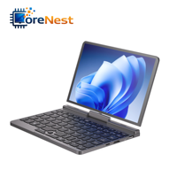 코어네스트 뉴 8인치 미니 포켓 노트북 360도 회전 인텔 N150 12GB DDR5 램 터치스크린 휴대용 UMPC 비즈니스 노트북 OEM