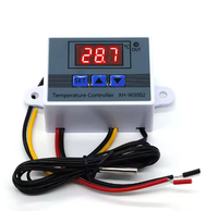 Contrôleur de température numérique LED XH-W3002 12V-220V 10A avec sonde de contrôle thermostatique et capteur étanche W3002