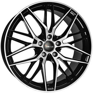 CERCHI in LEGA AF19 7.5x17 5x112 ET 47 <b>BLACK</b> <b>POLISHED</b> - Product Image 1