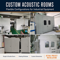 Panneaux d'isolation acoustique industriels en polycarbonate et aluminium pour salles de pompes/générateurs - Solution de réduction du bruit et d'isolation pour les pièces