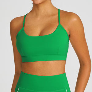 Sport-BH mit individuellem Logo für Damen, Fitness, Laufen, Yoga, mit Rückenausschnitt und Trägern - Product Image 2