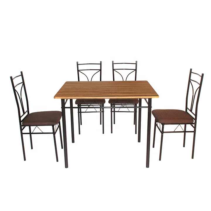 Shop Our Hot Sale Dining Room Set with 4 Chairs & Metal Leg Furniture