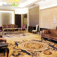Moquette carrée classique Innovflor, chic et design, tuftée à la main, à poils longs, antidérapante, en laine/acrylique, pour la maison et la décoration commerciale