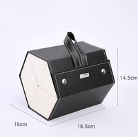 Boîte d'emballage multicolore Transformable/boîte de rangement de lunettes de soleil 3D avec poignée/boîte en cuir imbriquée