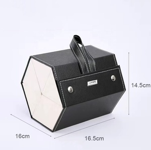 Boîte d'emballage multicolore Transformable/boîte de rangement de lunettes de soleil 3D avec poignée/boîte en cuir imbriquée - Product Image 5
