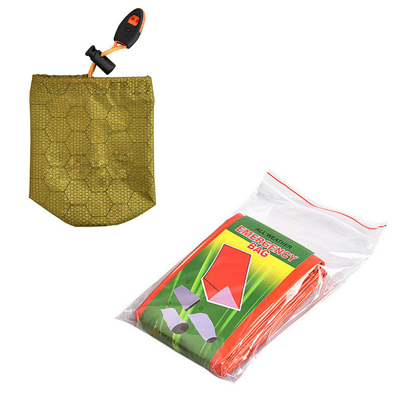 Sac de couchage orange + sac 1