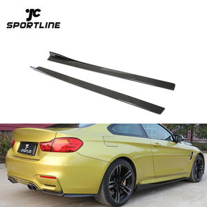 JCSPORTLINE-extensiones de faldas laterales de fibra de carbono, para <span class=keywords><strong>BMW</strong></span> F82 M4, Sedan <span class=keywords><strong>Coupe</strong></span> <span class=keywords><strong>2015</strong></span>, 2016, 2017 - Product Image 1