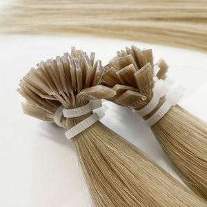 Extensions de cheveux humains Remy à pointe plate 100 % cuticules intactes, haute qualité, très demandées, pour un mouvement naturel et une <span class=keywords><strong>liberté</strong></span> de coiffage - Product Image 2