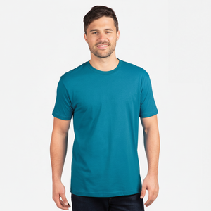 Next Level Turquoise Color 3600 Unisex Cotton T-Shirt 100% <b>Combed</b> Ring-Spun Cotton Breathable Crew Neck t Shirt - Product Image 1