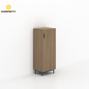 Meuble de salon sur mesure, design vertical moderne et fin, armoire de rangement, étagère à chaussures étroite en bois pour appartement, auberge - Product Image 1