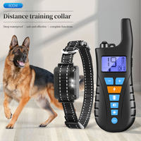 Entraîneur de chien à distance T755, portée 800m, étanche IP67, vibrations, lumière, 3 canaux, vente en gros OEM