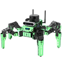 ZYSY SpiderPi Robot Graphique Intelligent à Six Jambes avec Scanner Visuel 3D IA, Alimenté par Raspberry Pi 5 et ROS, Modules et Kits Électroniques