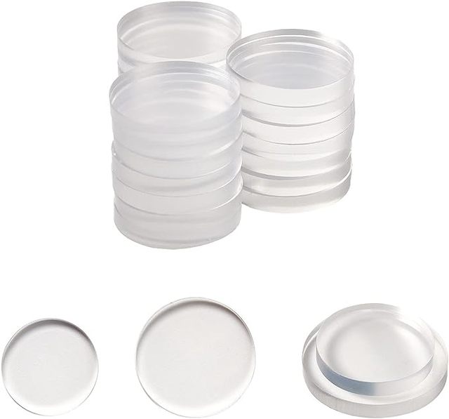 12PCS Glass Table Top Anti Slip Bumpers Non-Adhesive Silicone Pads for Photo Frame Furniture Glass Table Stopper