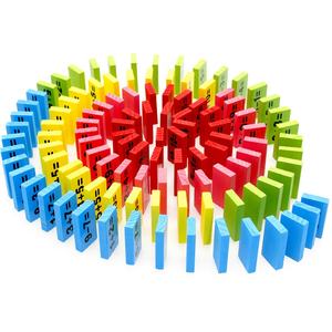 Juego de Bloques de Construcción de Madera con Números y Dominó de la Marca Jet, Juguetes Educativos de Matemáticas para Niños y Niñas en Edad Preescolar - Product Image 2