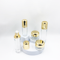 Bouteilles en verre pour soins de la peau avec pompe pulvérisatrice pour crème visage, gouttes pour les yeux et sérum – Options de logo et de couleur personnalisées – Diffuseur à bâtonnets