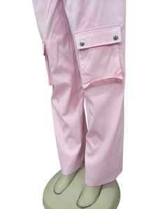 Pantalones <span class=keywords><strong>cargo</strong></span> con <span class=keywords><strong>m</strong></span>últiples bolsillos al por mayor de fábrica, pantalones de chándal de pierna recta de talla grande para <span class=keywords><strong>mujer</strong></span>, pantalones informales de moda de calle alta - Product Image 6