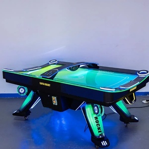 Mesa de Hockey de Aire Electrónica Curva, Operada con Monedas, para Centros de Entretenimiento, Novedad - Product Image 4