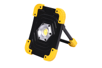 Lampe de travail LED à brancher avec support, 14000 lumens, 110V/220-240V, 2 têtes réglables, projecteurs extérieurs