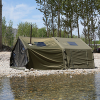 Tente de camping gonflable de luxe moderne Oxford 3000+ imperméable à triple couche quatre saisons, ouverture automatique rapide, personnalisable