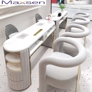Mesa <span class=keywords><strong>de</strong></span> Manicura Moderna <span class=keywords><strong>de</strong></span> Color Rosa con Almacenamiento, Económica, con Superficie Metálica, Muebles Comerciales para Salón <span class=keywords><strong>de</strong></span> <span class=keywords><strong>Uñas</strong></span> con Colector <span class=keywords><strong>de</strong></span> Polvo y Barra para <span class=keywords><strong>Uñas</strong></span> - Product Image 3