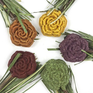 Fournitures pour animaux de compagnie de haute qualité friandises de lapin naturel nourriture sèche pour <span class=keywords><strong>hamster</strong></span> cobayes chinchillas jouet à mâcher de lapin sain - Product Image 5