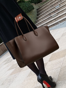 Bolsos de Mano de Cuero Genuino para Mujer, Bolsos de Hombro de Gran Capacidad, Bolsos de Moda Personalizados, Venta al Por Mayor de Fábrica - Product Image 2